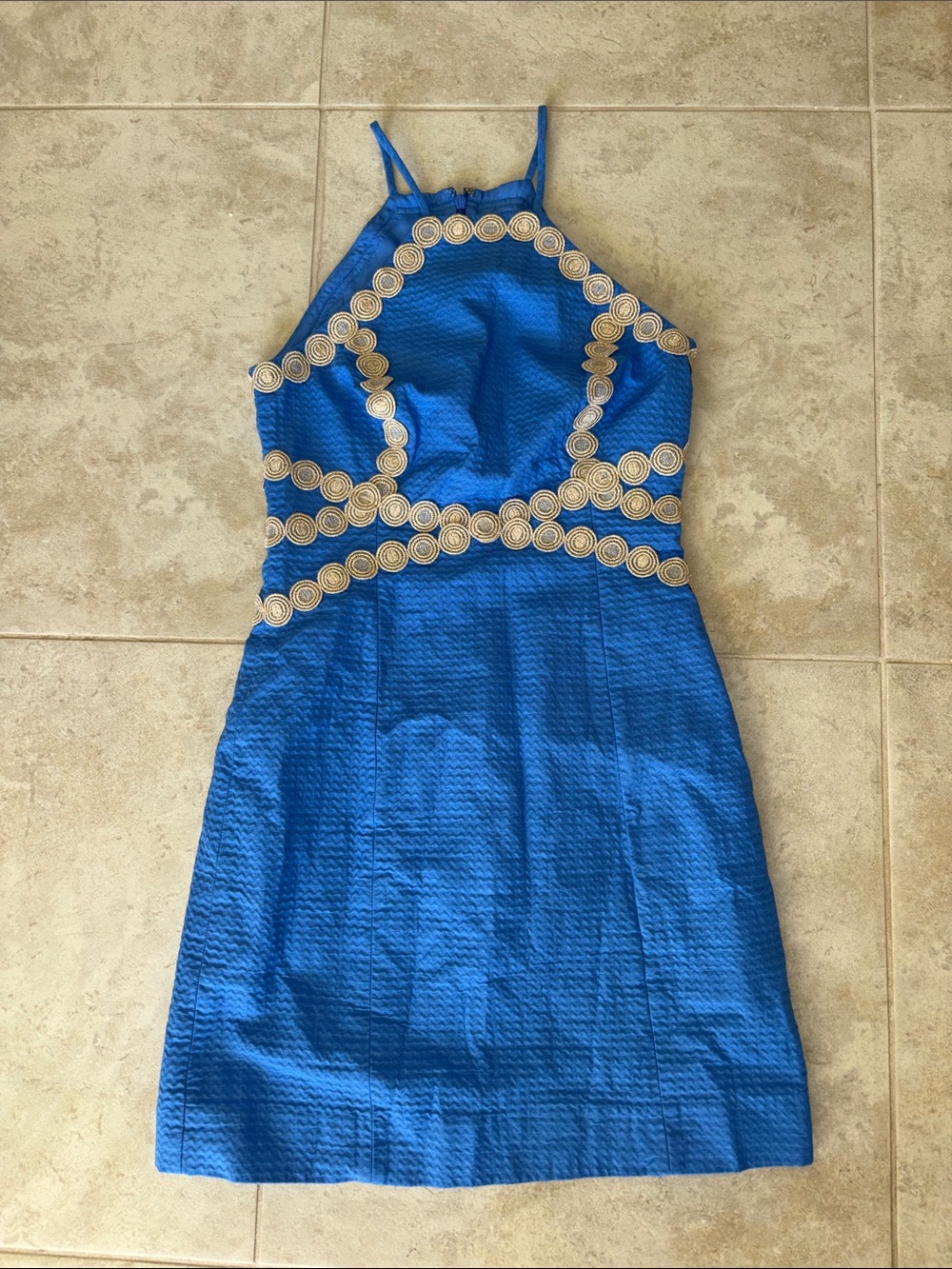 Lilly Pulitzer Pearl shift dress, Bennett blue